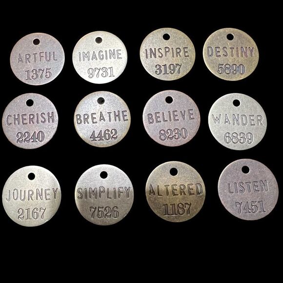 Scrapbooking Embellishments Antique finish of copper and brass & Silver. - Picture 2 of 3